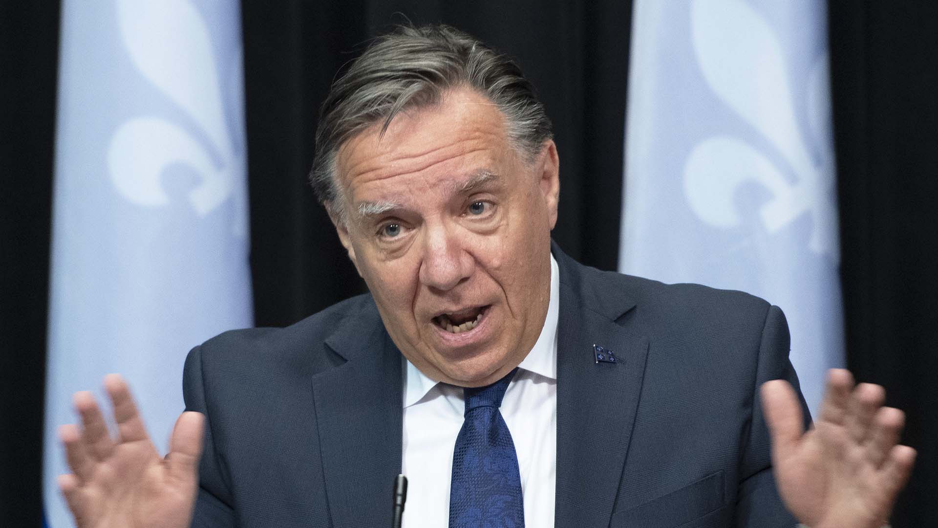 François Legault en conférence de presse