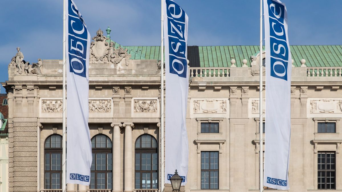 Le bâtiment principal de l'OSCE à Vienne en Autriche.