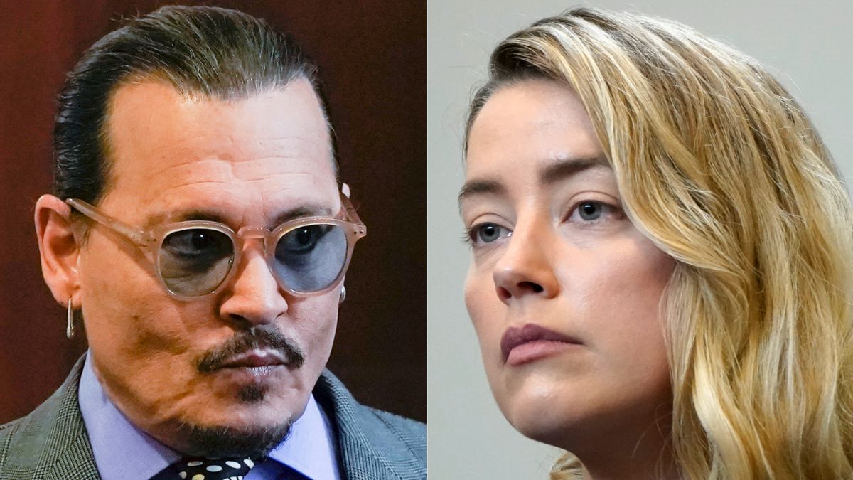 Johnny Depp (à gauche) et Amber Heard (à droite) sont face à face dans ce procès en diffamation.