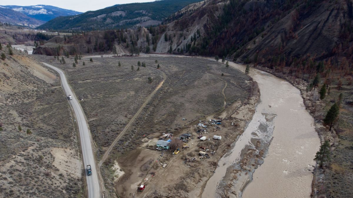 Des inondations destructives ont frappé la Colombie-Britannique en novembre 2021.