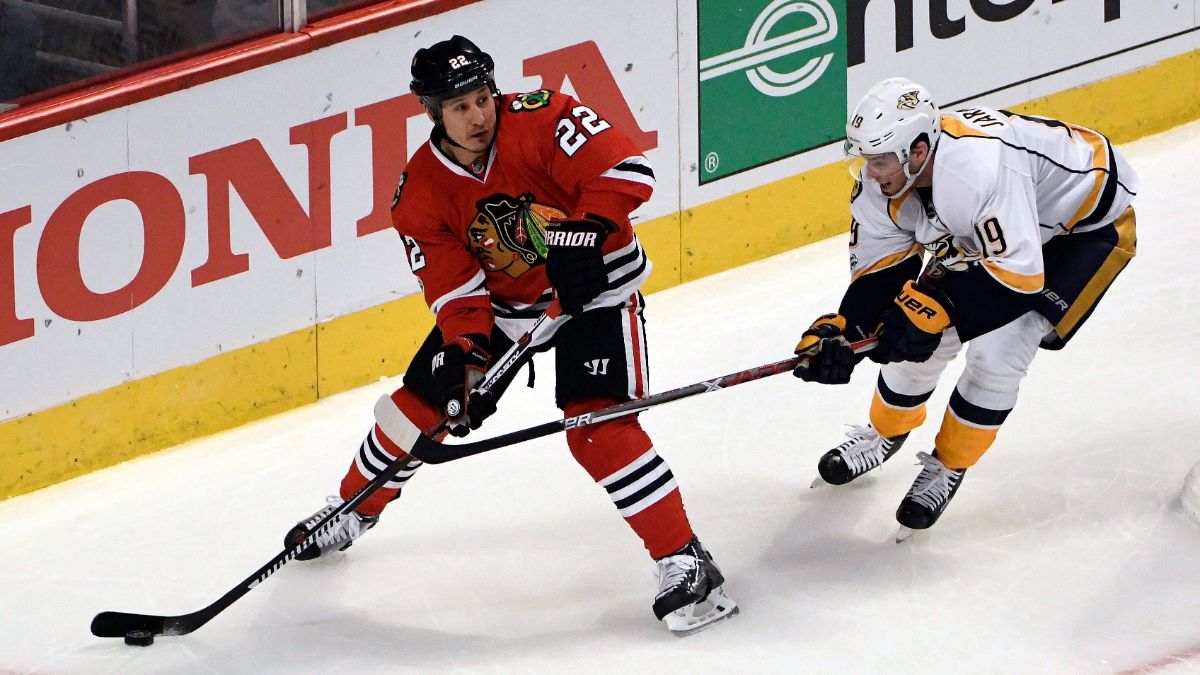 Jordin Tootoo (22) est un ex-joueur de la Ligue national de hockey (LNH).