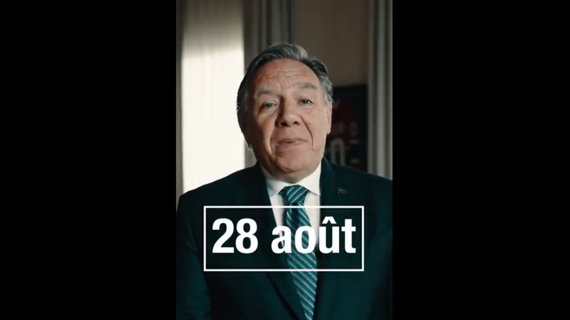 Les élections seront officiellement déclenchées dimanche le 28 août, a annoncé le premier ministre du Québec, François Legault, mardi.