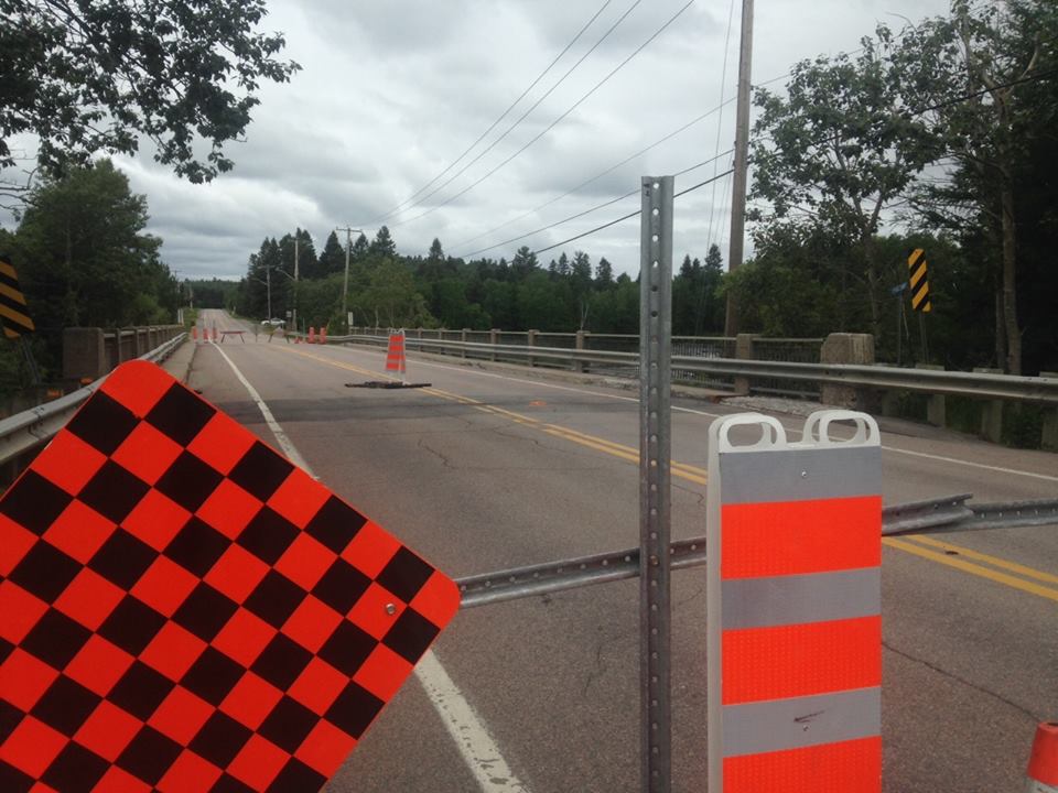 La route est fermé depuis septembre.