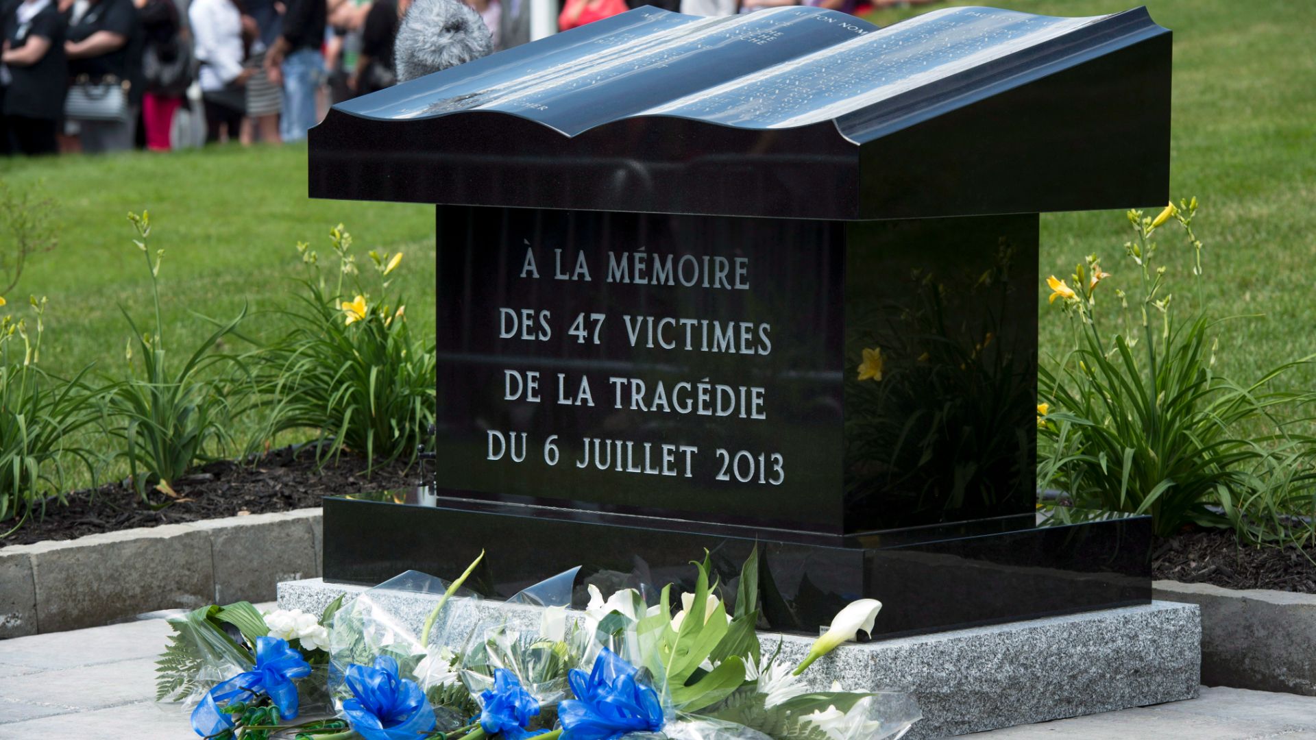 Le monument pour honorer la mémoire des 47 victimes de la tragédie ferroviaire.