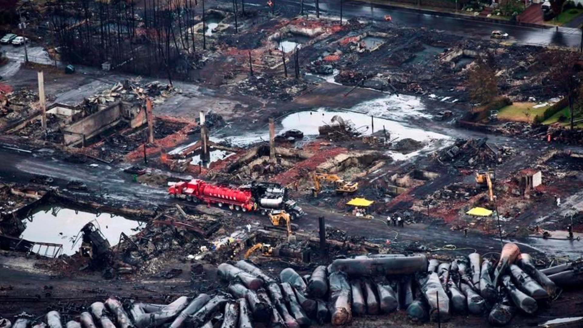  Près de 10 ans après la tragédie ferroviaire de Lac-Mégantic, aucune voie de contournement du centre-ville n’a encore vu le jour. 