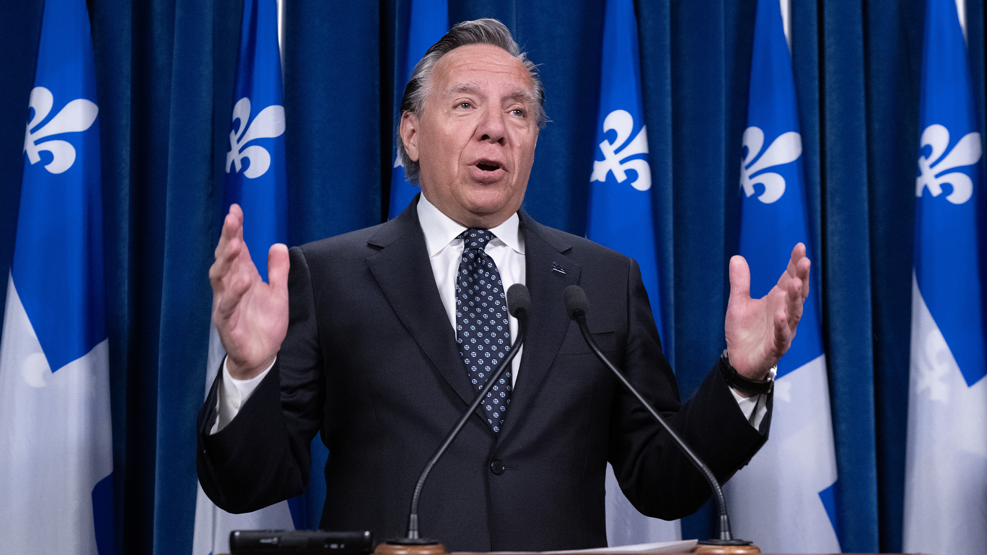 M. Legault faisait le bilan du caucus présessionnel de la Coalition avenir Québec (CAQ) qui se tenait jeudi et vendredi à Laval.