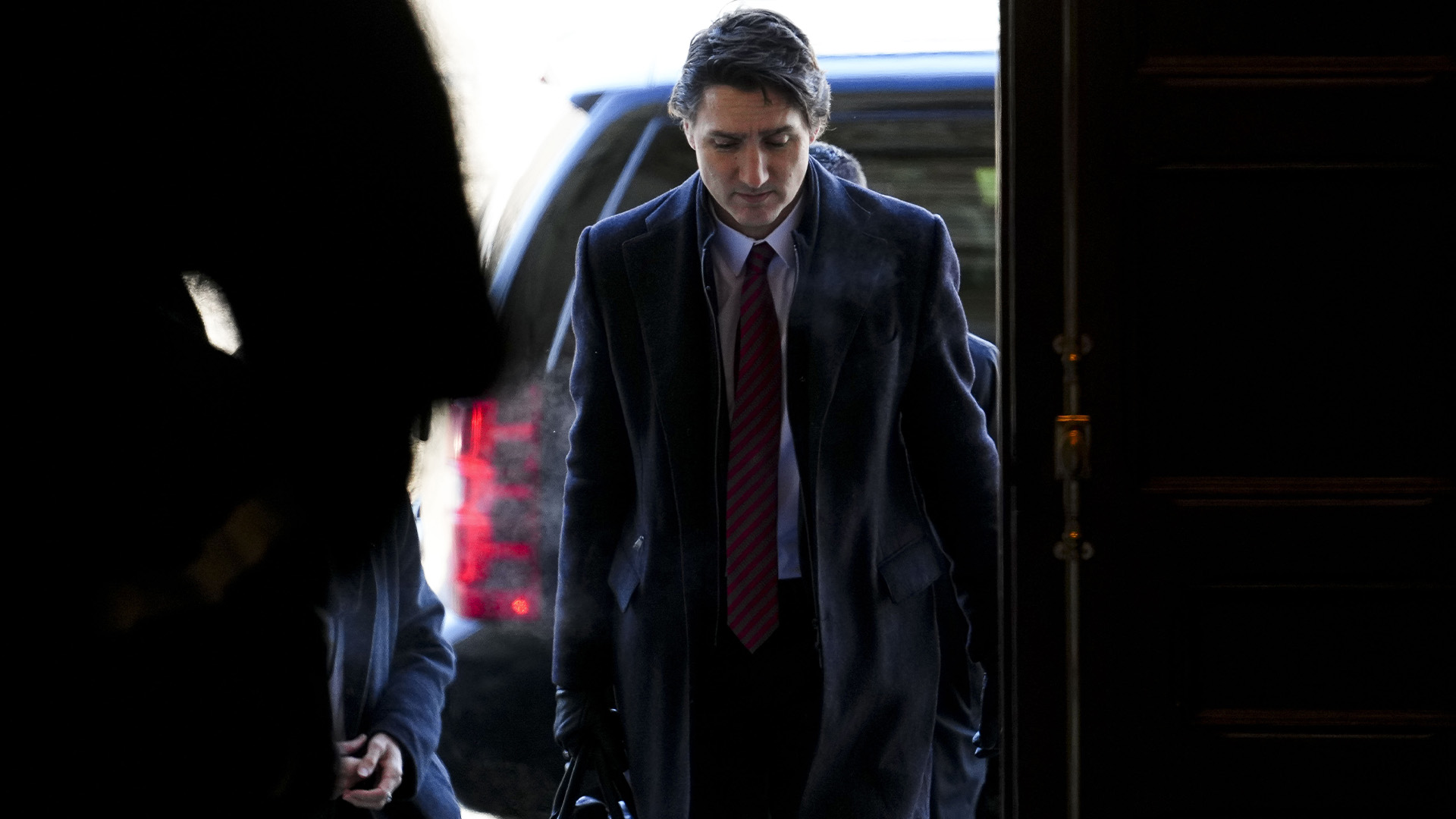 Le premier ministre Justin Trudeau arrive à une réunion du cabinet sur la colline du Parlement à Ottawa le mardi 31 janvier 2023.