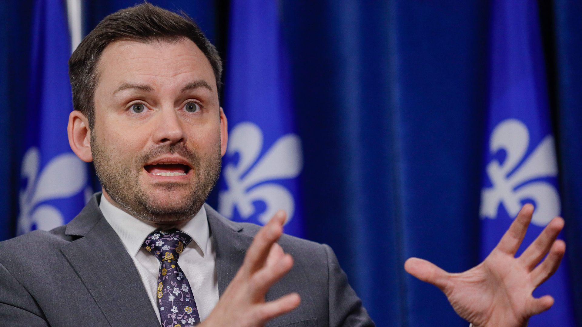 Paul St-Pierre Plamondon, chef du Parti québécois.