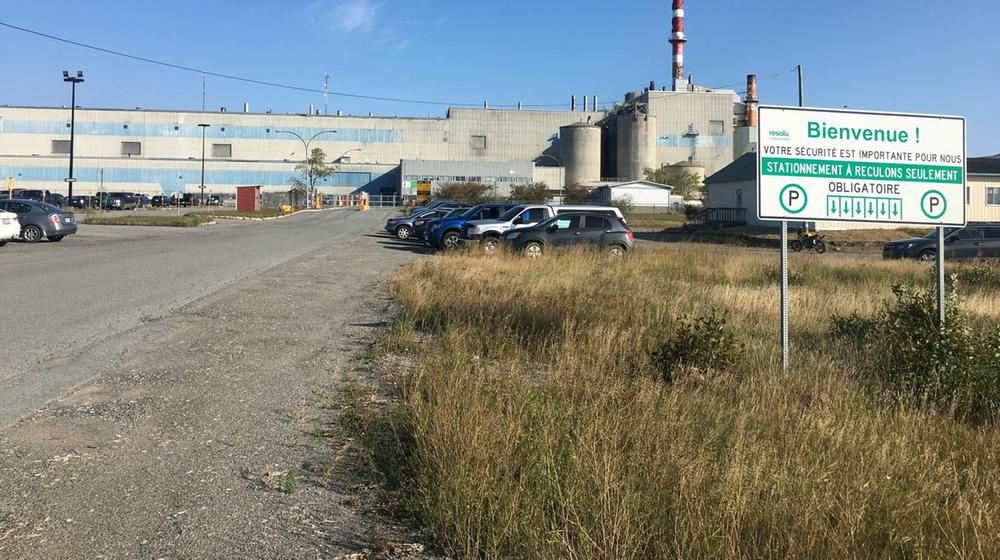 L'usine de papier d'Amos de Produits forestiers Résolu