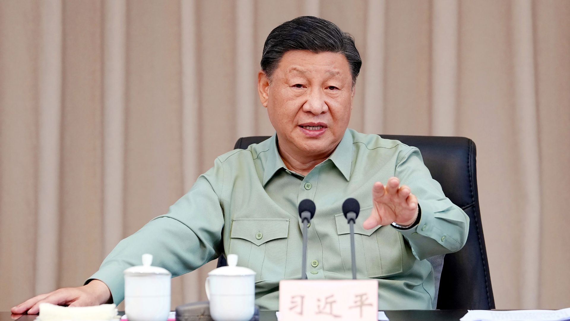 Président de la république populaire de Chine, Xi Jinping.