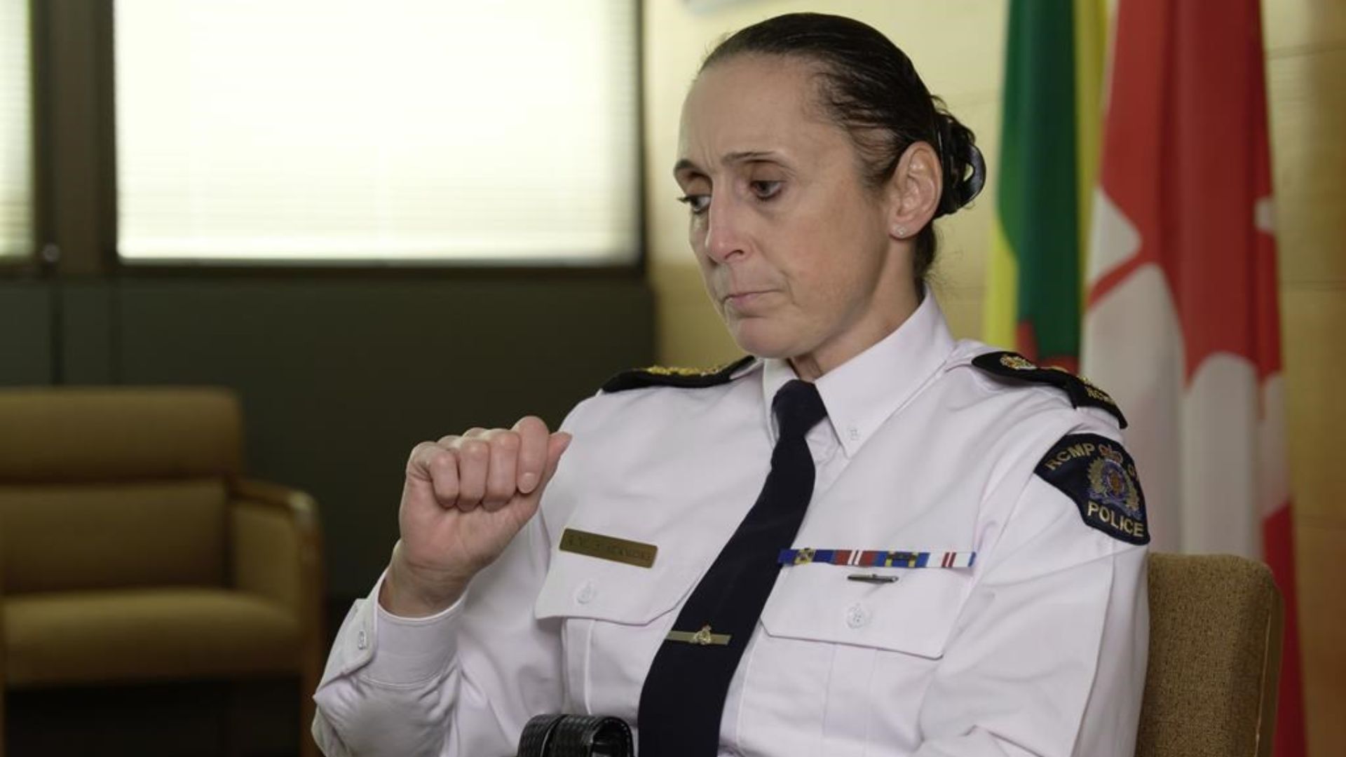 La commissaire adjointe Rhonda Blackmore, commandante de la GRC en Saskatchewan.