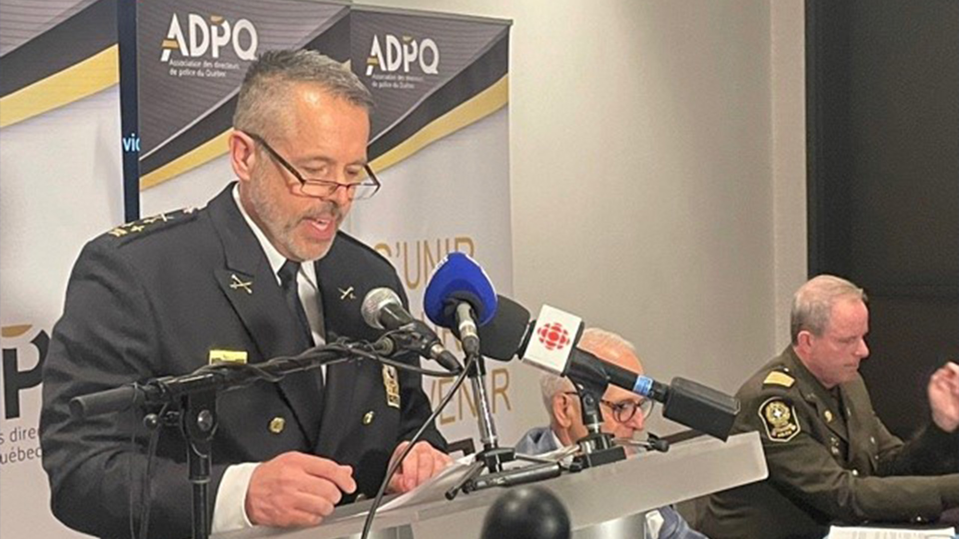 Pierre Brochet, président de l’ADPQ et directeur du Service de police de Laval.