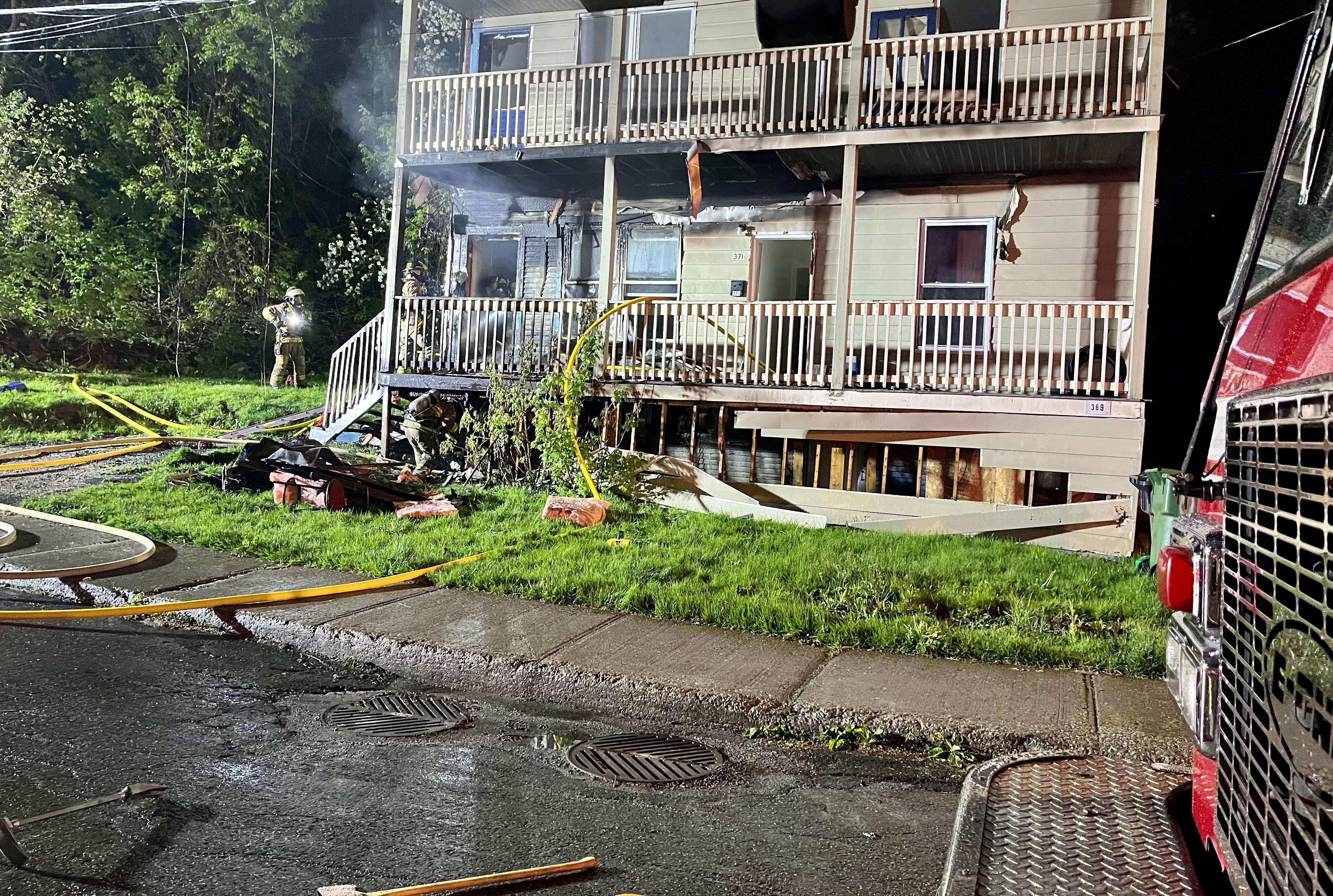 Incendie suspect sur la rue Brooks à Sherbrooke: le SPS enquête toujours |  Noovo Info