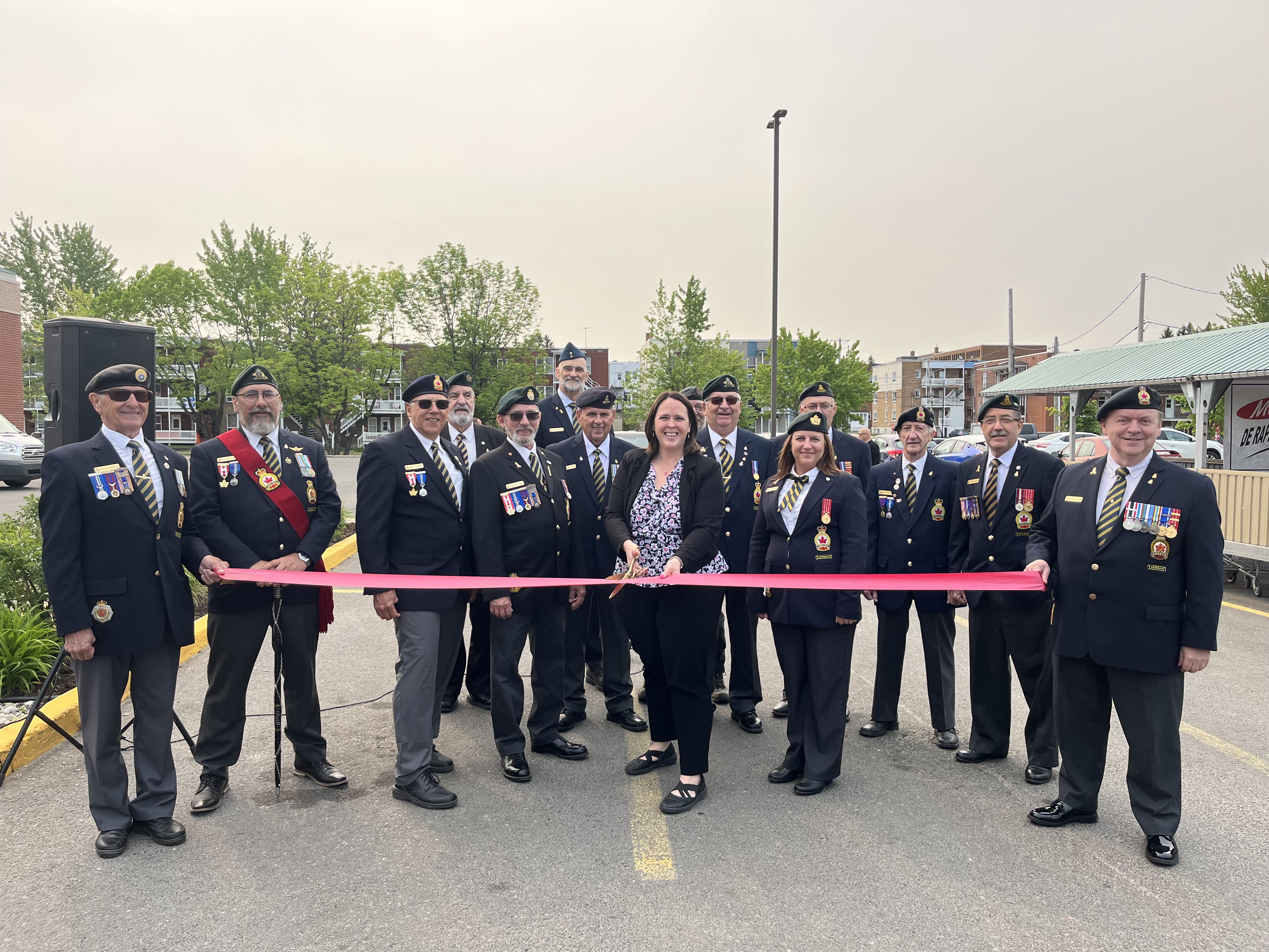 Les stationnements ont été inaugurés ce matin