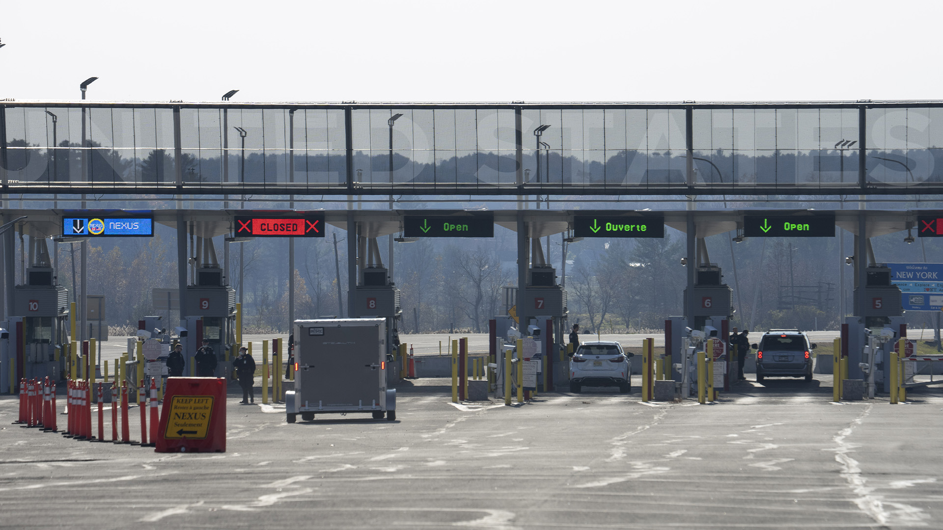 Fermeture du poste frontalier de Lacolle fausse alerte Noovo Info