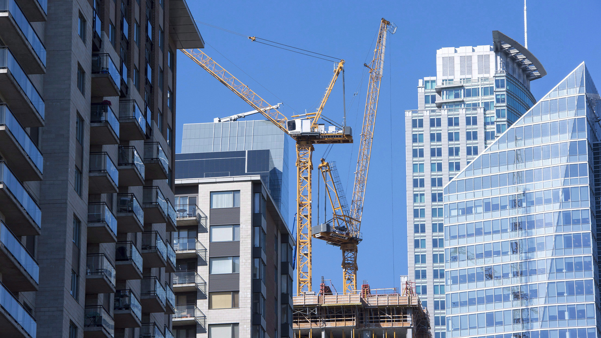 La construction est vue le jeudi 12 octobre 2017 à Montréal.