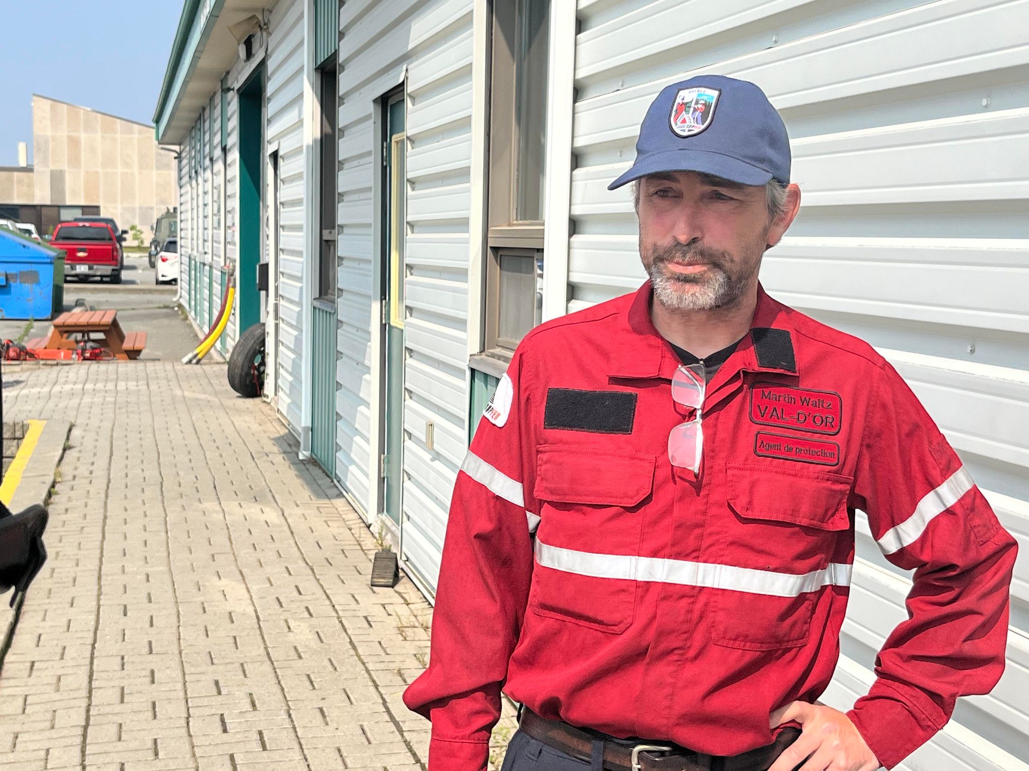 Martin Waltz est membre de la SOPFEU depuis cinq ans maintenant.