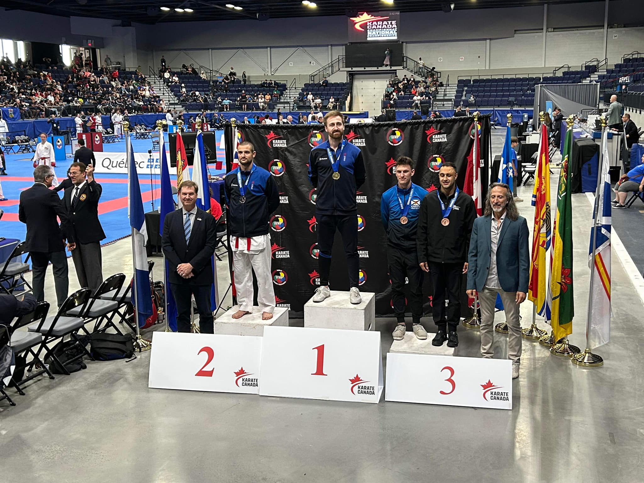 Alexandre St-Arneault a remporté la médaille d'or lors des Championnats canadiens 2023