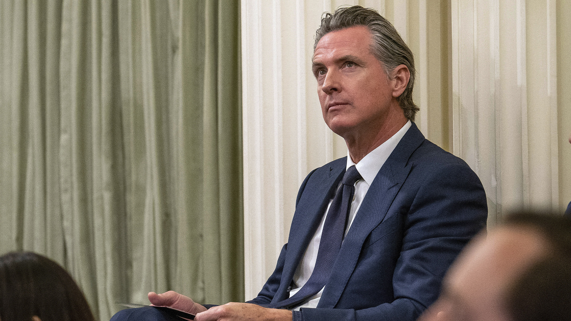 Le gouverneur de Californie, Gavin Newsom, 