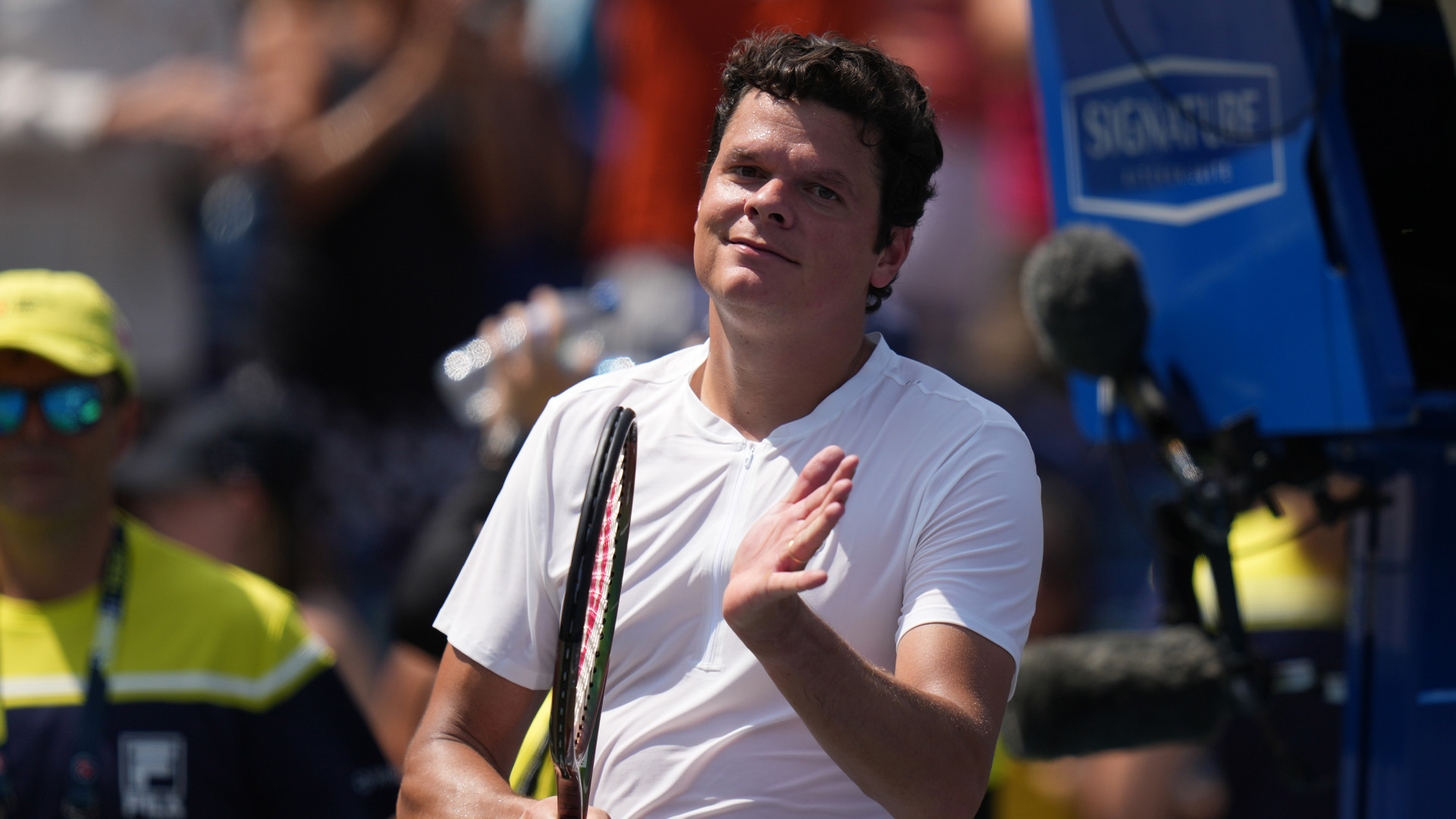 C'est terminé pour Milos Raonic à l'Omnium Banque Nationale | Noovo Info