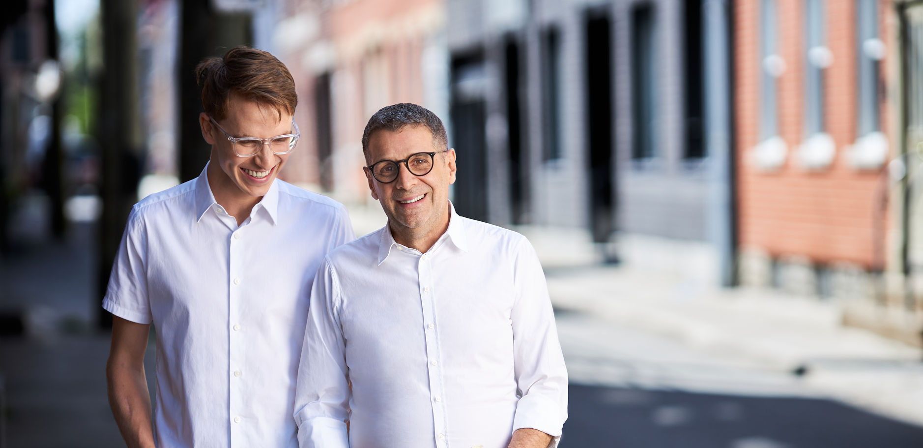 Jesse Robitaille avec le chef du PCQ Éric Duhaime