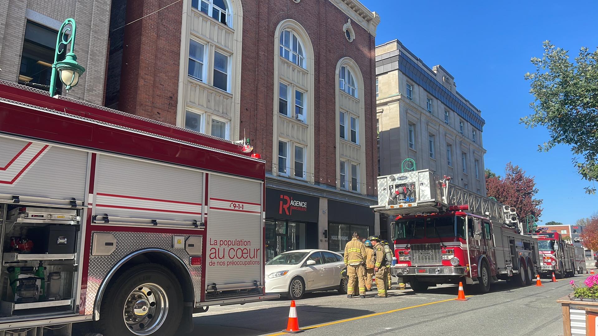 Un bâtiment de la rue Wellington Nord à Sherbrooke a été évacué en raison d'une émanation de monoxyde de carbone, lundi matin.