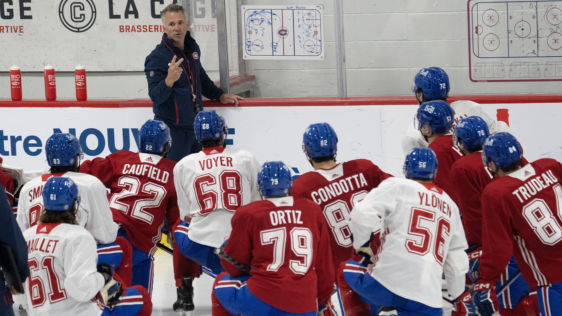 The Canadiens players are full of energy as the season approaches