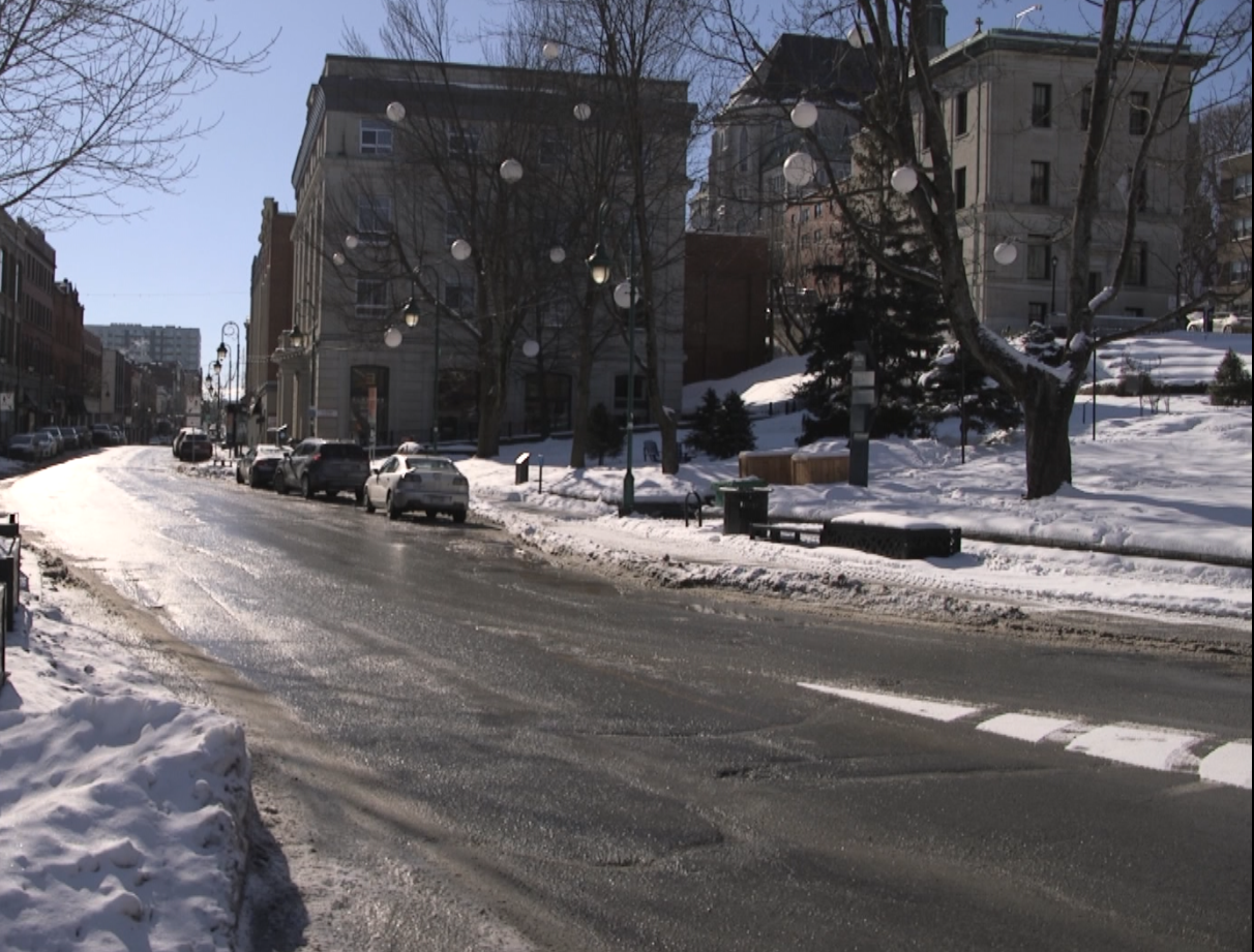 La rue Wellington Nord, à Sherbrooke.