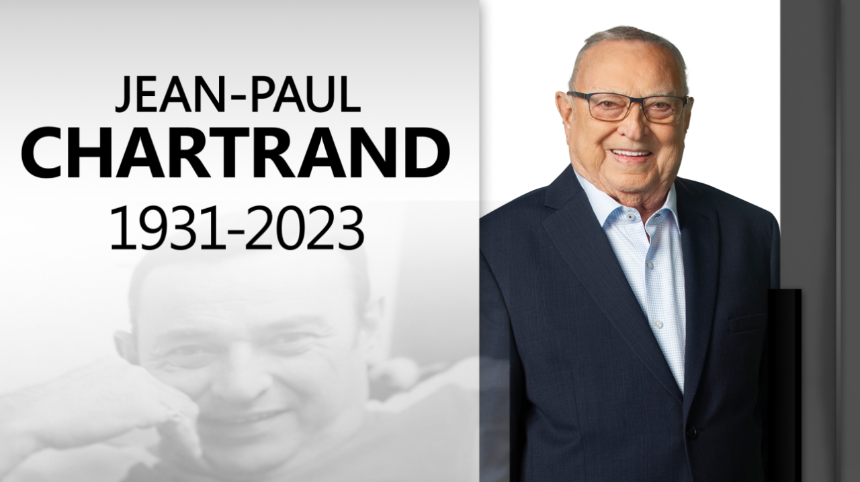 L'animateur Jean-Paul Chartrand, qui faisait partie de la grande famille du Réseau des Sports (RDS) depuis l'inauguration de la station en septembre 1989, est décédé le 23 décembre à l'âge de 92 ans.