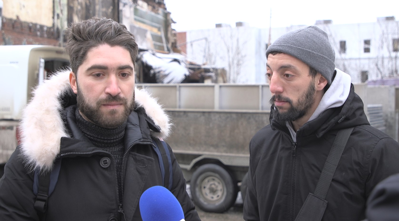 Meheni Adjed  et Madjid Kasmi , deux étudiants algériens à Sherbrooke depuis le 1er janvier dernier seulement, ont tout perdu.