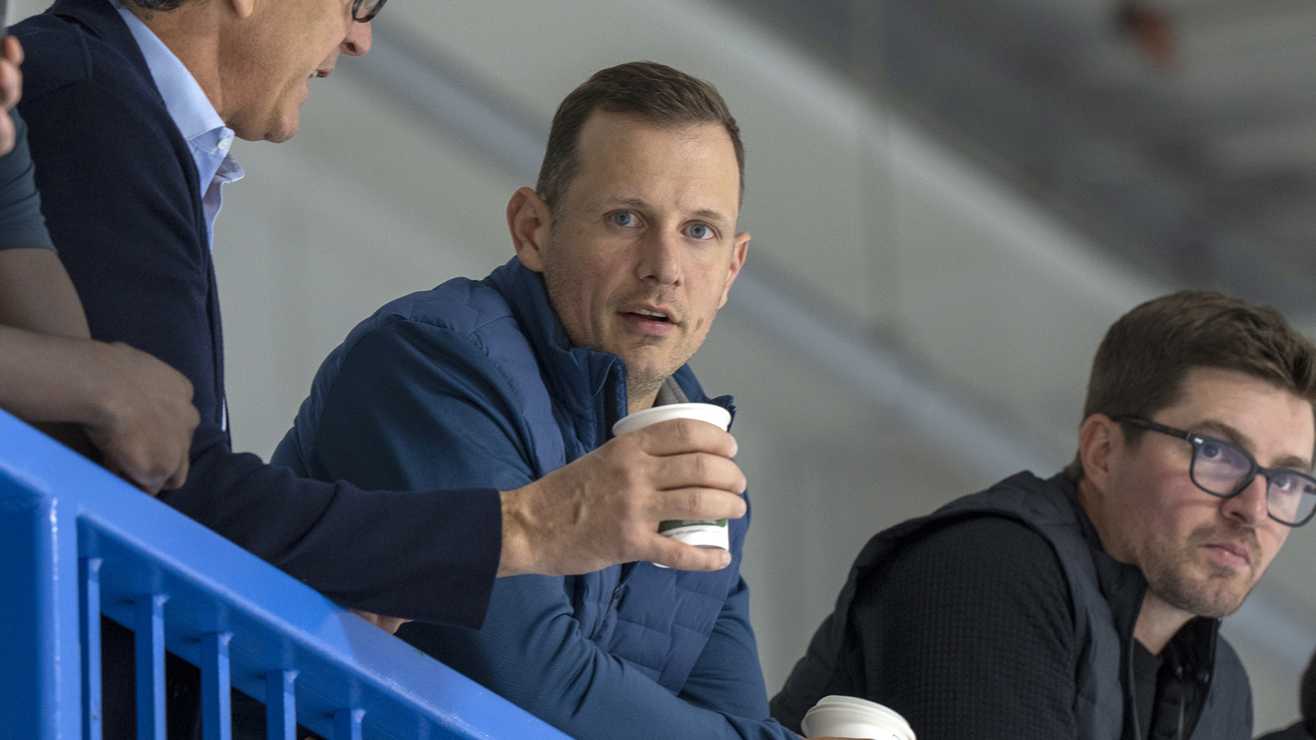 Jason Spezza à Toronto quand il occupait les fonctions de conseiller spécial chez les Maple Leafs dans la LNH, en septembre 2022.