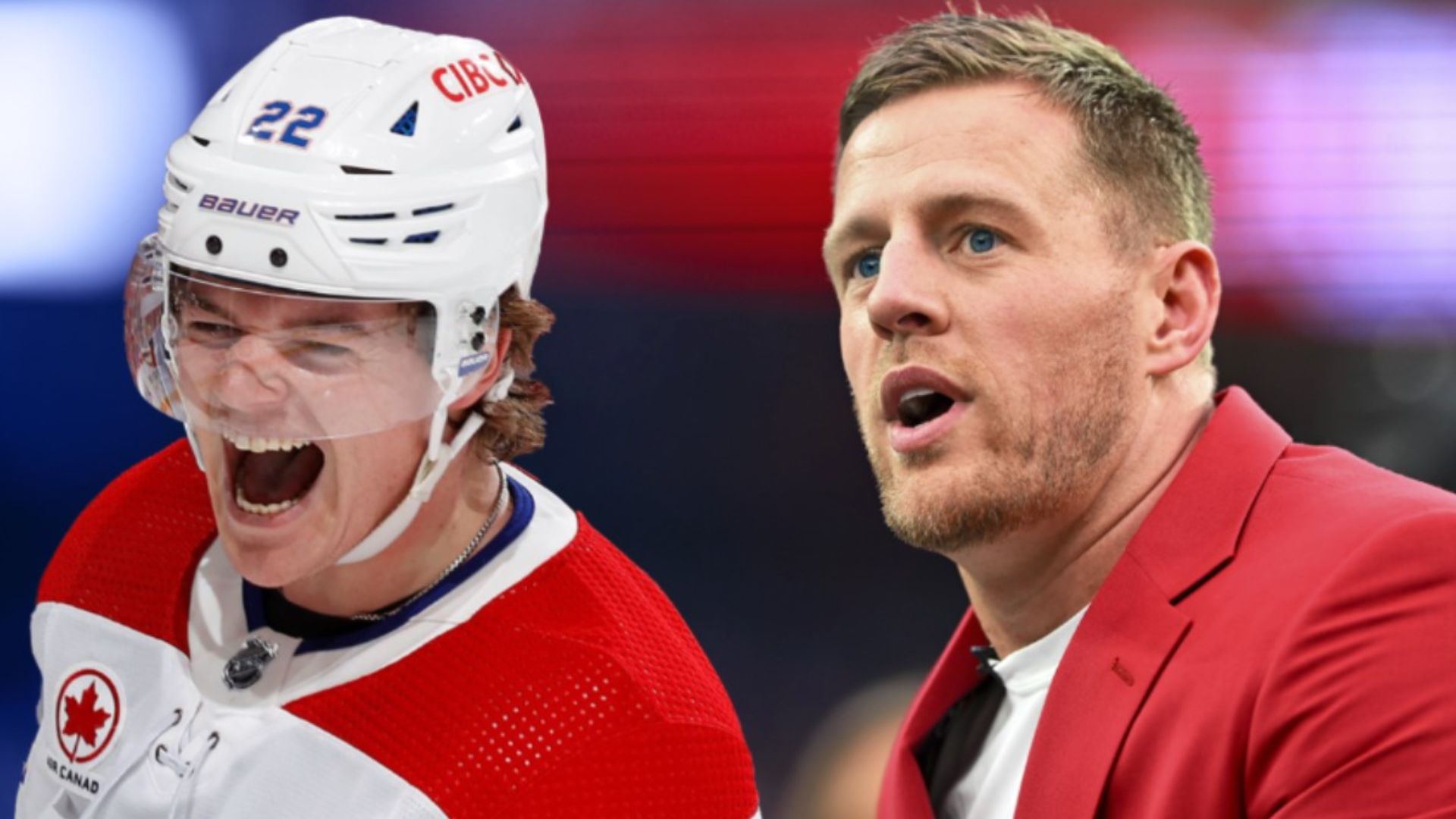 Cole Caufield et JJ Watt, une amitié inattendue