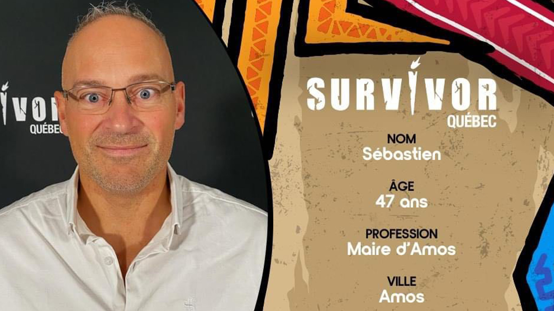 Le maire d'Amos sera de la saison 2024 de Survivor Québec.