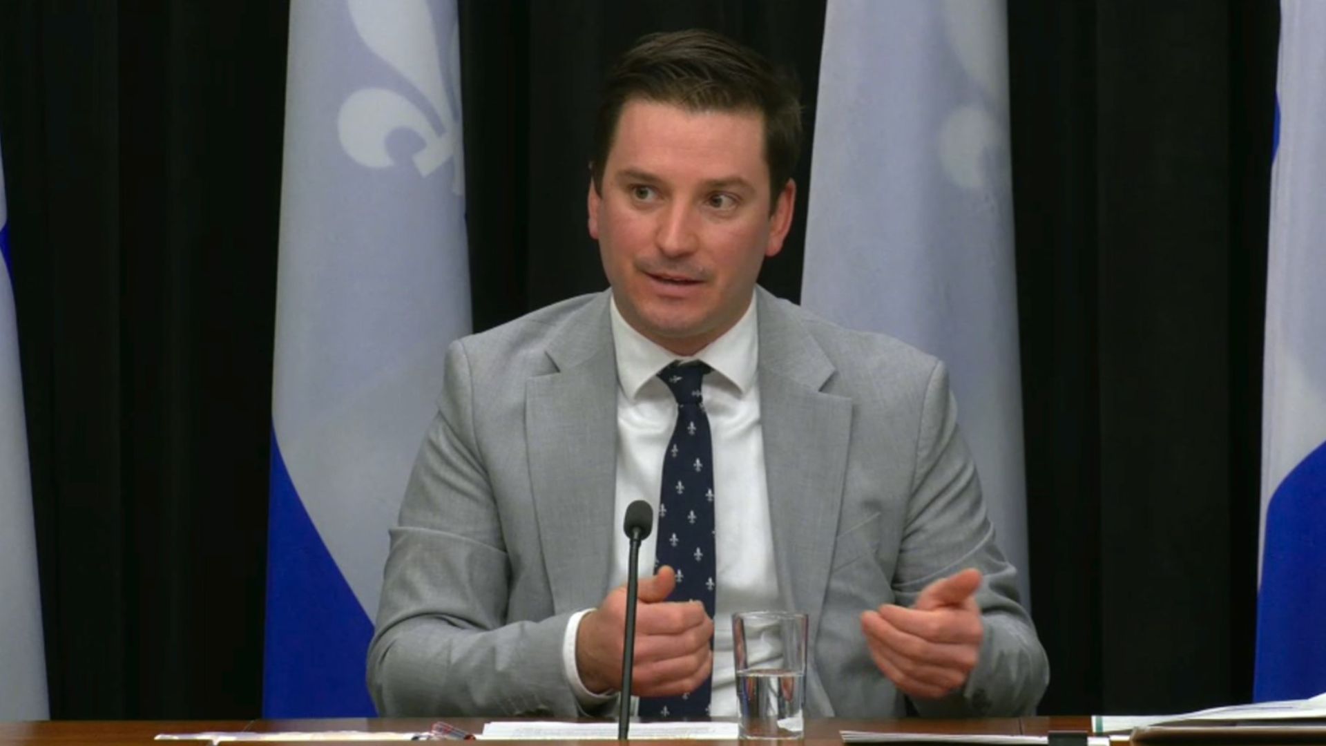 Le ministre de la Justice du Québec, Simon Jolin-Barrette.