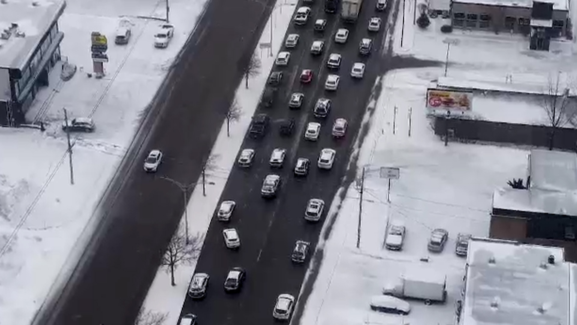 Congestion à Sherbrooke En Raison De La Fermeture De L'échangeur Darche ...