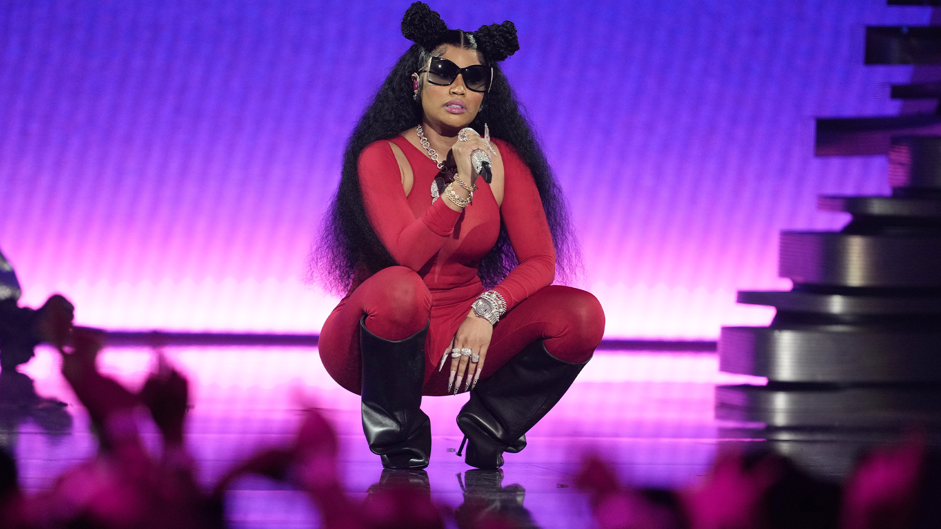 Nicki Minaj lors des MTV Video Music Awards le mardi 12 septembre 2023 au Prudential Center à Newark, N.J. 