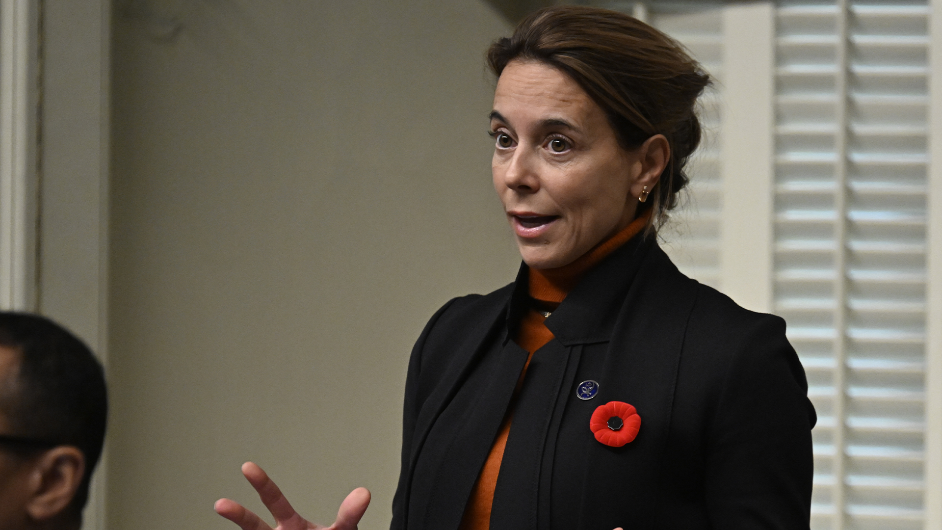 La ministre de l'Habitation du Québec, France-Élaine Duranceau, à l'Assemblée nationale, le 31 octobre 2023.
