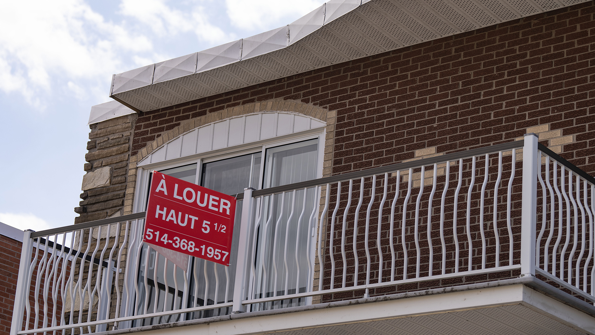 Un appartement à louer à Montréal en avril 2024.