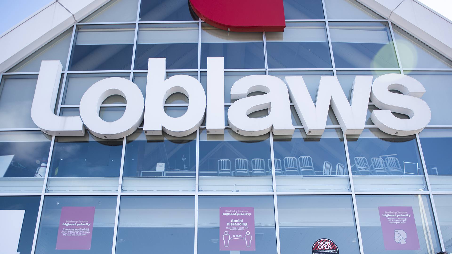 La façade d'une épicerie Loblaw's à Ottawa en 2021.