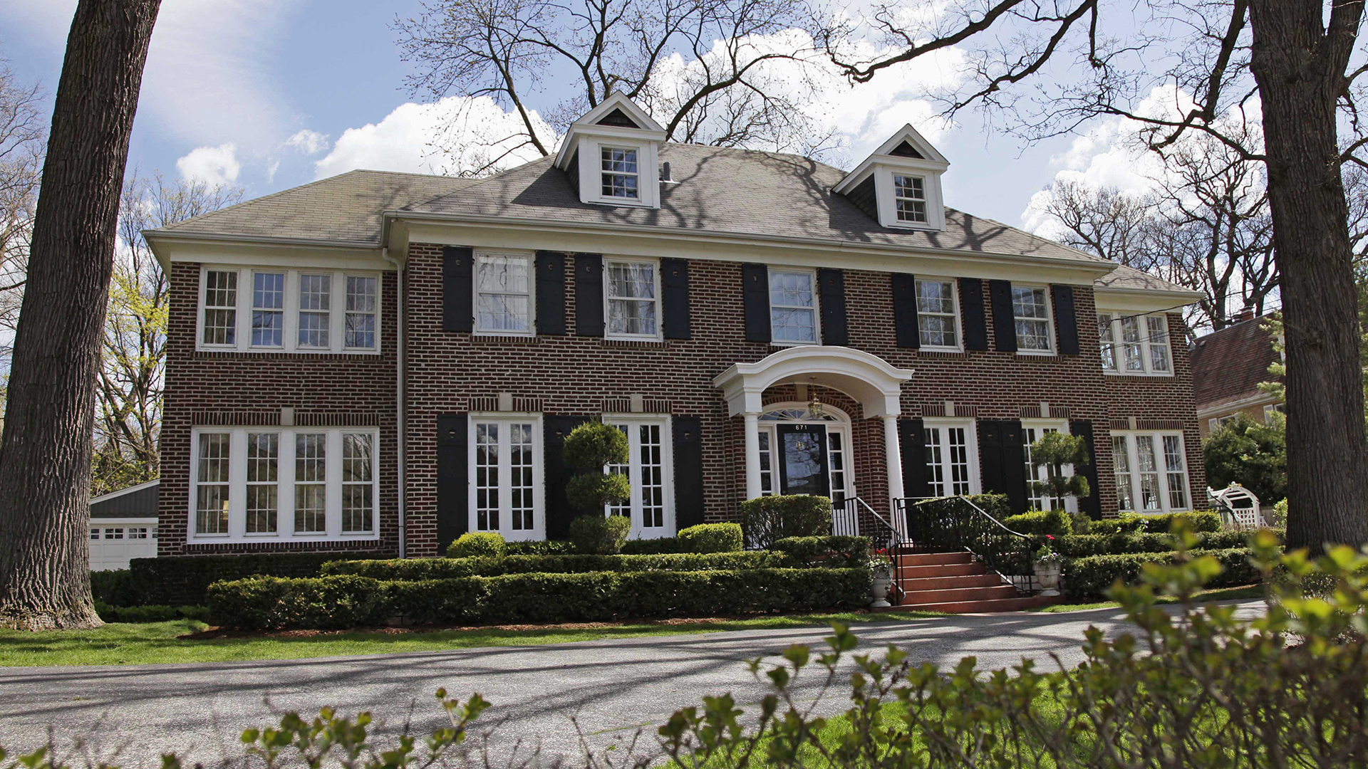 La maison où ont été tournées des scènes du film «Home Alone» à Winnetka en Illinois photographiée en 2011.