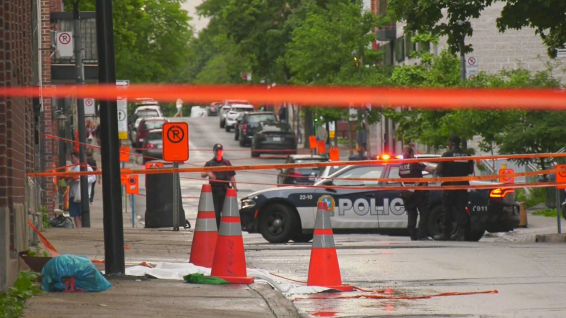 L'incident est survenu sur la rue Wolfe, près du boulevard René-Lévesque Est, dans le quartier Centre-Sud.