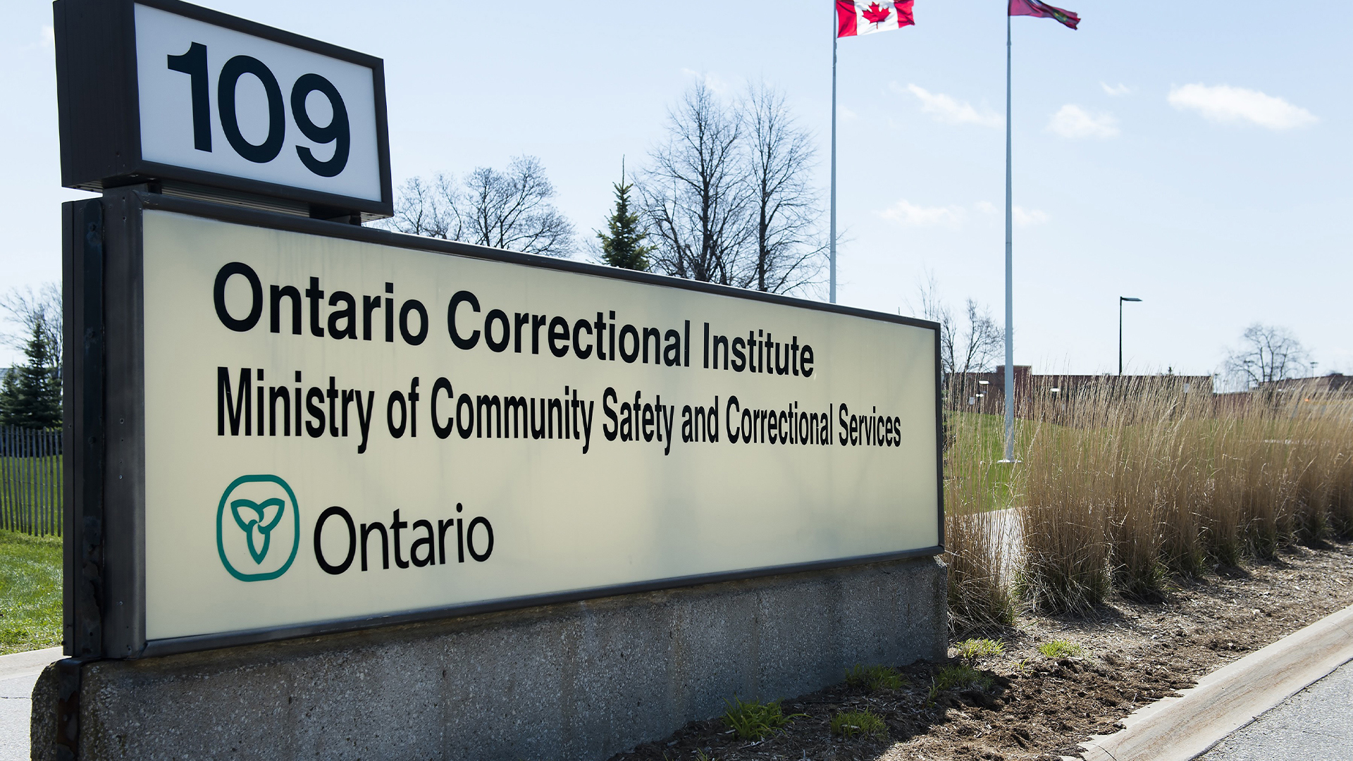 L'Institut correctionnel de l'Ontario (ICO) à Brampton, Ontario, le 20 avril 2020. 