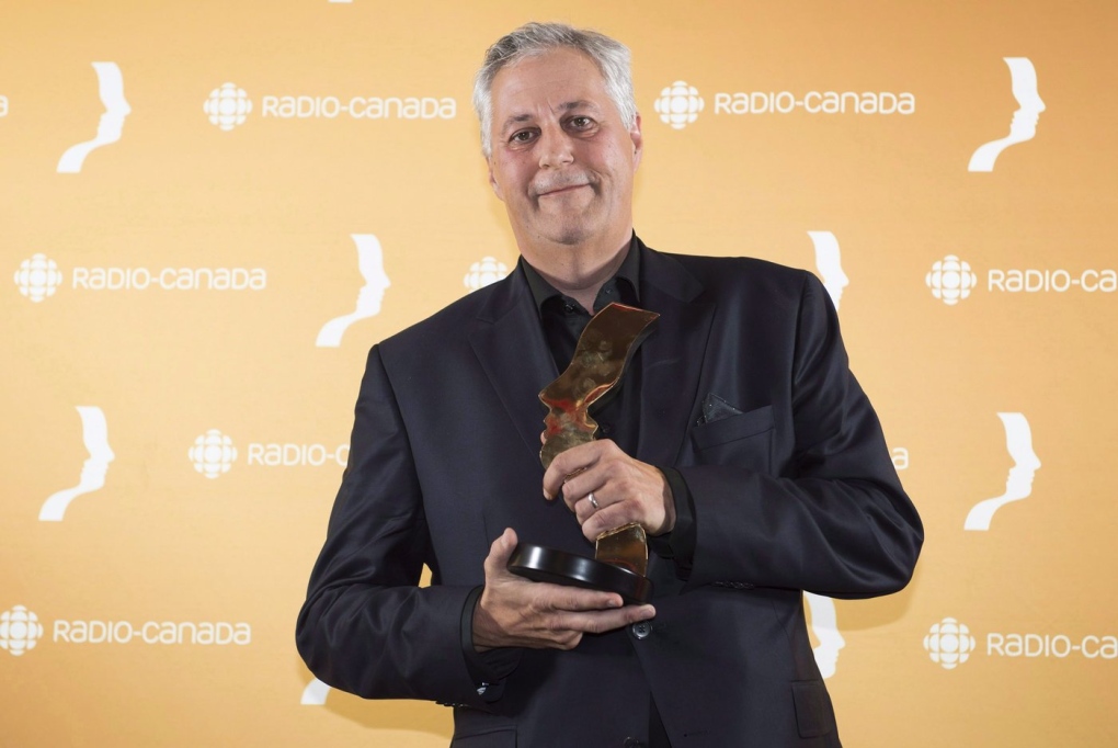 Paul Arcand au gala des Prix Gémeaux en 2018.