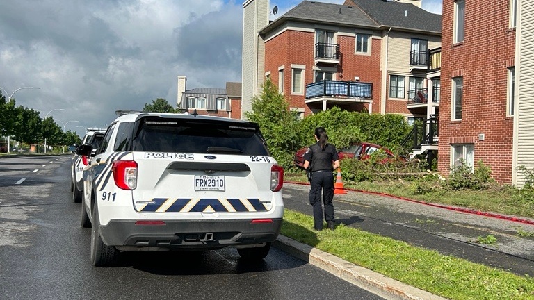 Le Service de police de Longueuil (SPAL) est sur les lieux d'une collision où un piéton a été tué le 30 juin 2024.