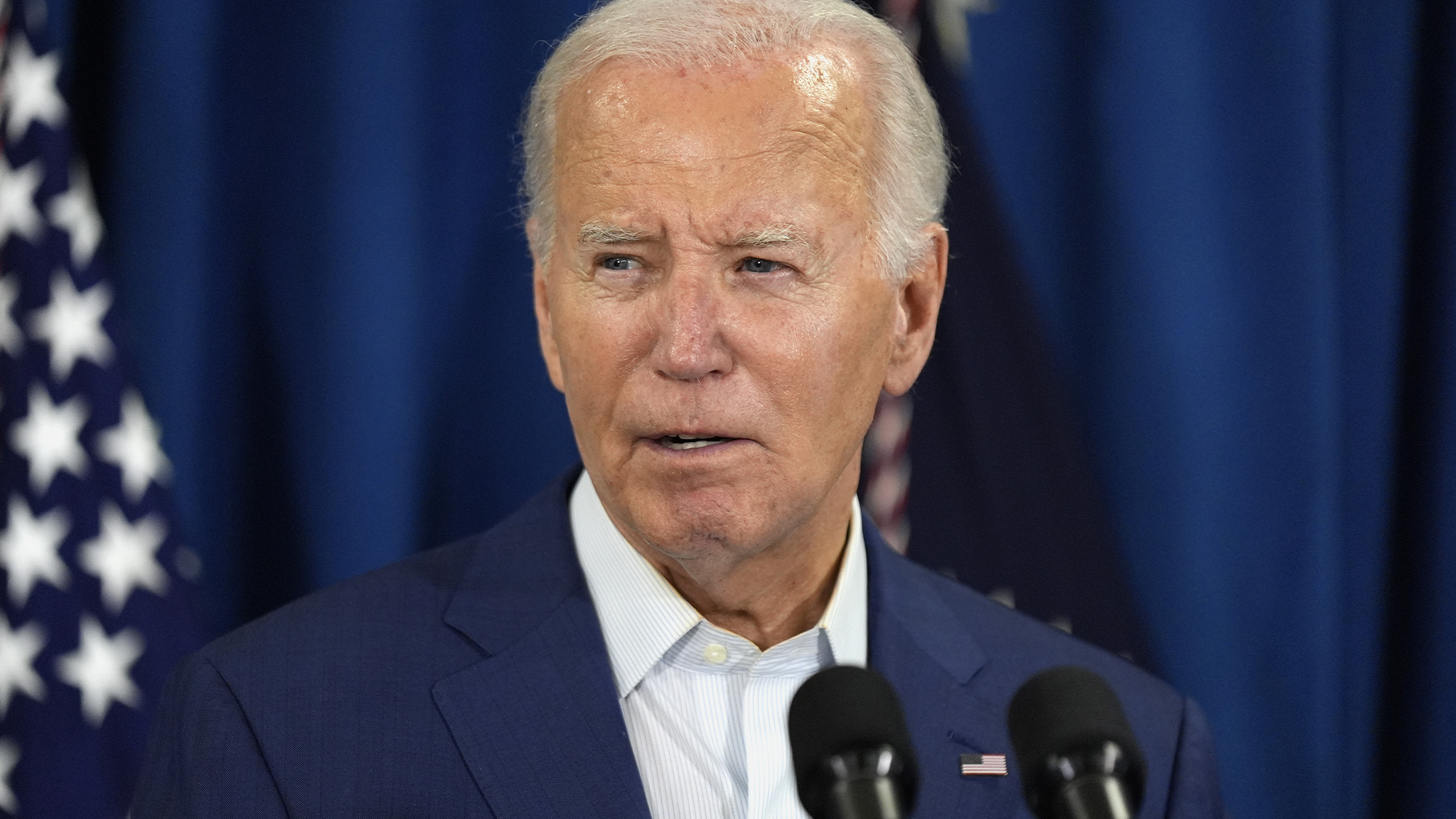 L'actuel président américain Joe Biden a pris la parole à la Maison Blanche le 13 juillet 2024.