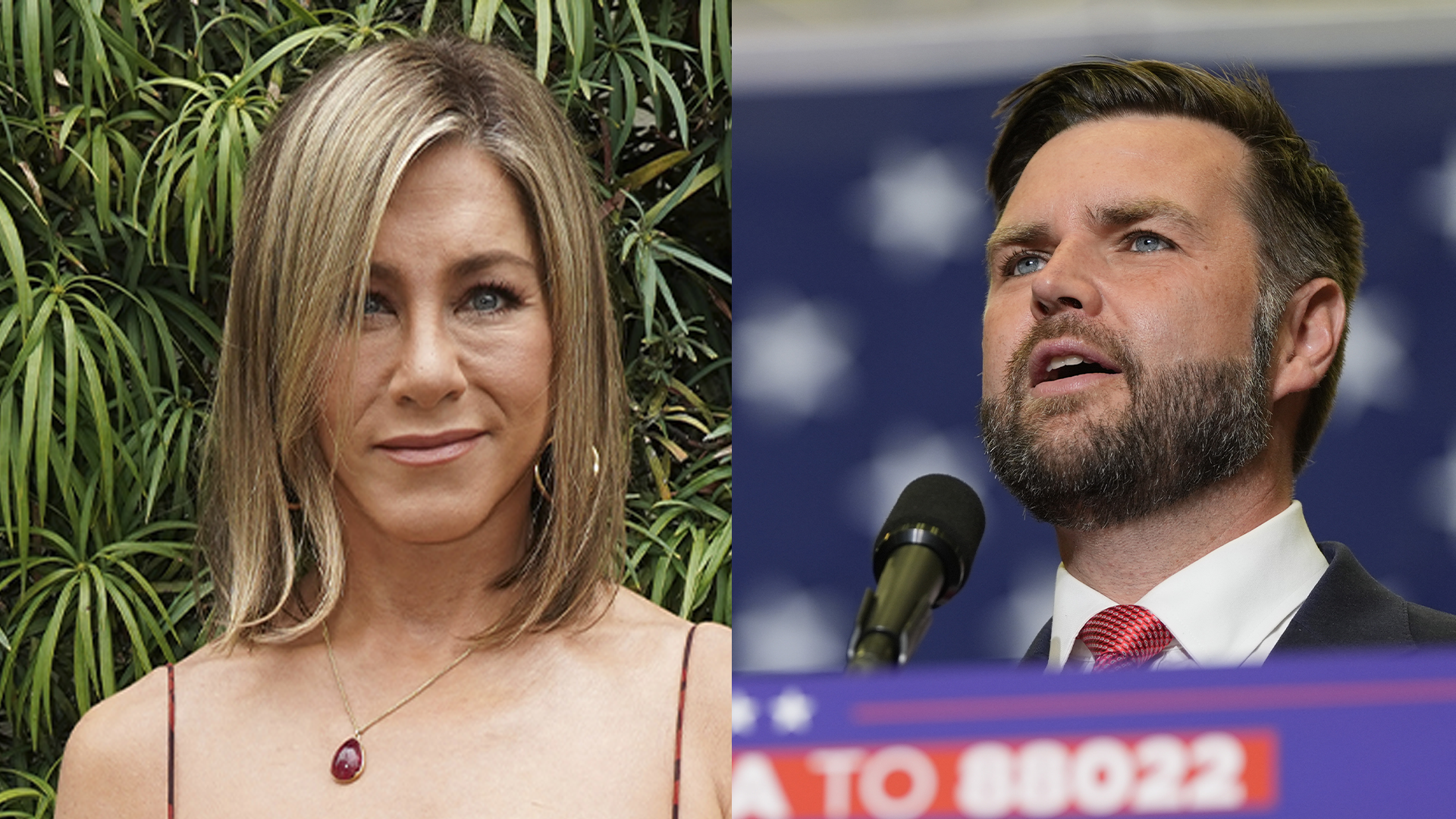 L'actrice américaine Jennifer Aniston réagit à des propos de J.D. Vance.