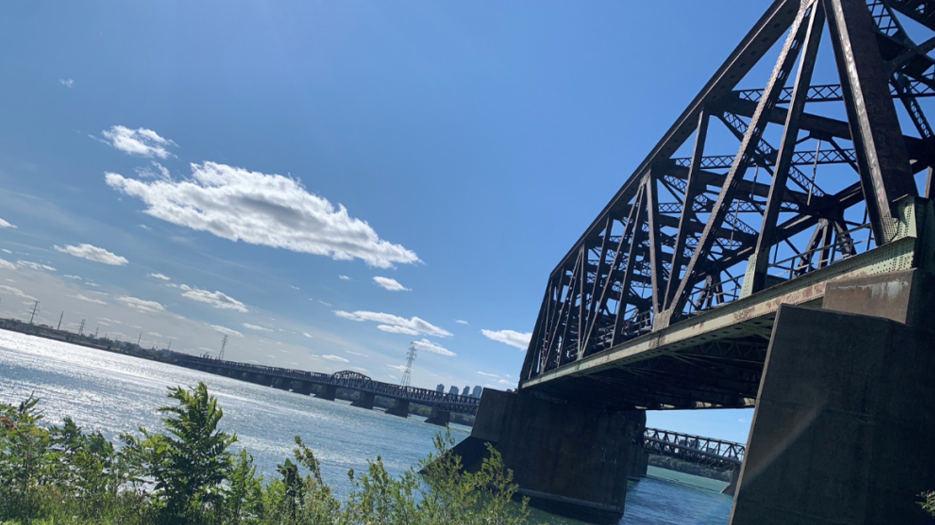 Pont Victoria en direction de Montréal