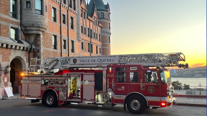 Un début d'incendie s'est déclaré tôt lundi matin au 14e étage du Château Frontenac.