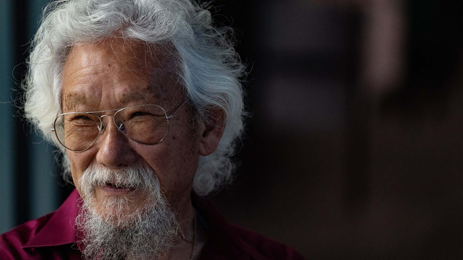 David Suzuki en entrevue à Montréal le 19 septembre 2024. La Fondation David Suzuki a collaboré à l'expérience immersive «Nature vive». 