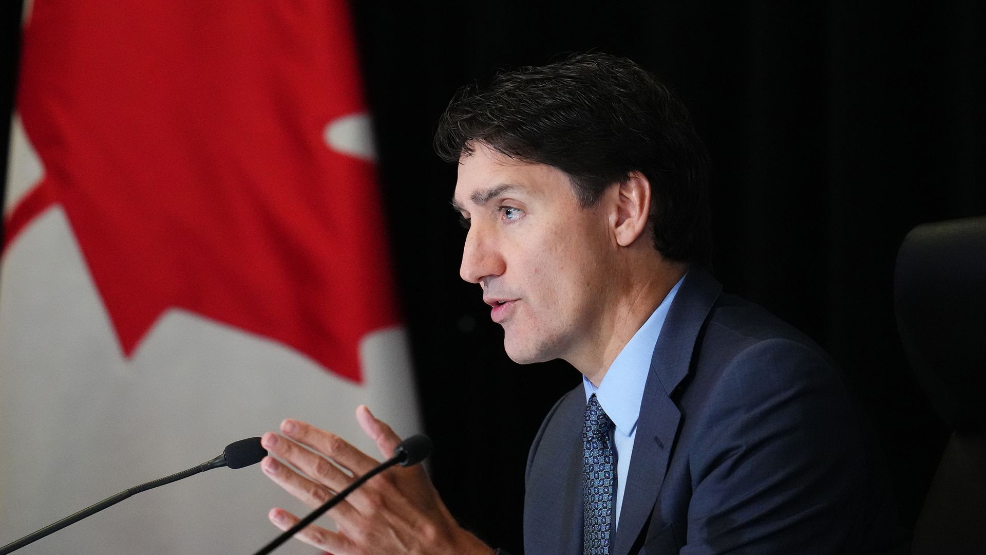 Le premier ministre Justin Trudeau comparaît comme témoin à l'enquête fédérale sur l'ingérence étrangère à Ottawa, le mercredi 16 octobre 2024.